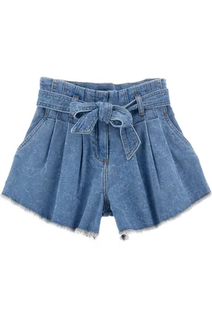 PHILOSOPHY DI LORENZO SERAFINI Denimshorts med bælte