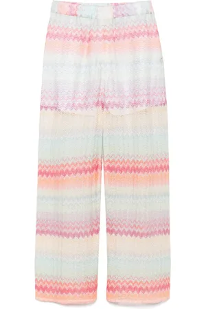 Missoni Zigzag-vævede bukser med smalle ben