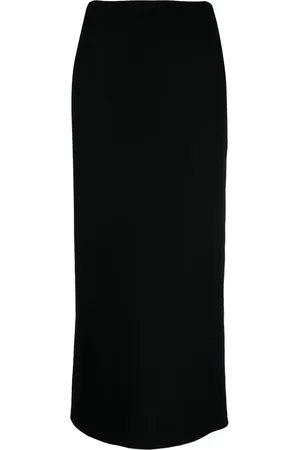 YOHJI YAMAMOTO Højtaljet pencil-nederdel i uld