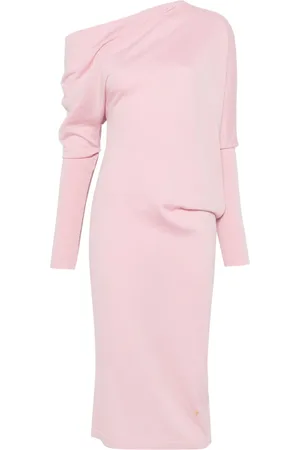 Moschino Kort kjole med asymmetrisk krave