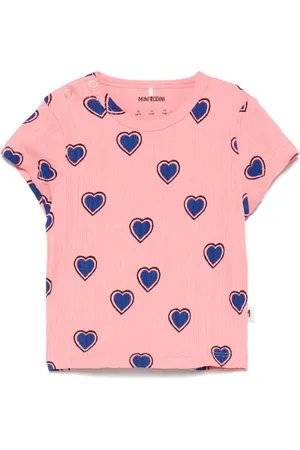 Mini Rodini T-shirt med hjertemotiv
