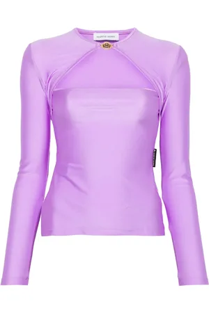 Marine Serre Draperet jerseytop