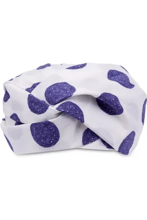 Moschino Polkaprikket turban-hat