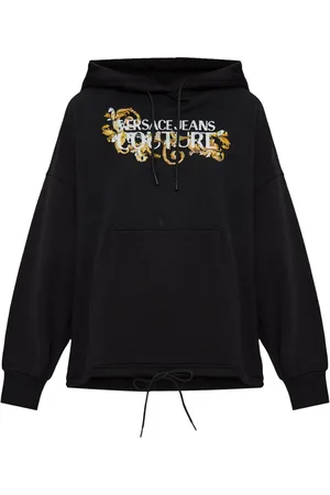 VERSACE Hættetrøje med logo-applikation