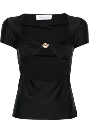 Marine Serre Draperet jerseytop
