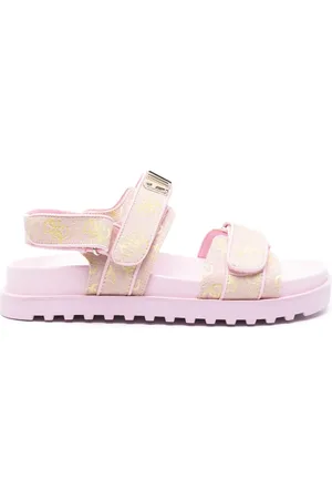 Guess Sandaler med monogram-jacquard