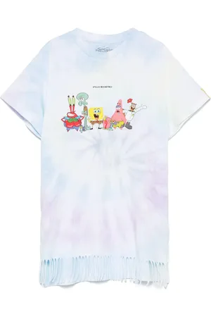 Stella McCartney X SpongeBob SquarePants T-shirt-kjole med batiktryk