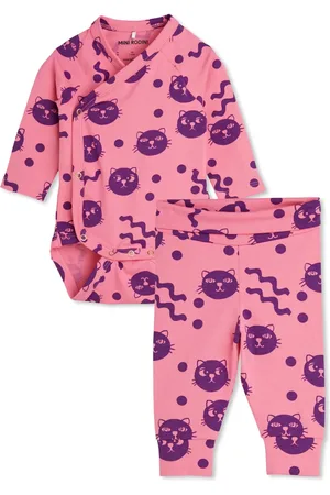 Mini Rodini Squiggly Cats buksesæt