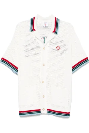 Casablanca Hæklet Sporty skjorte