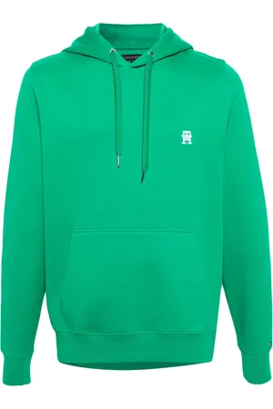 Tommy Hilfiger Strikket hættetrøje med broderet logo
