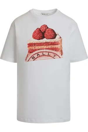 Bally T-shirt med kage-tryk
