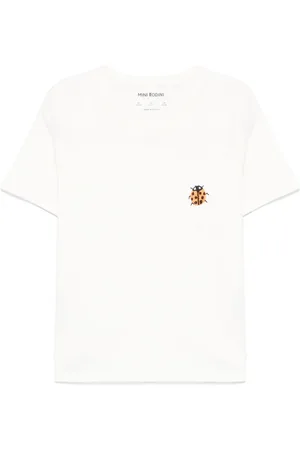 Mini Rodini T-shirt med mariehøne-broderi