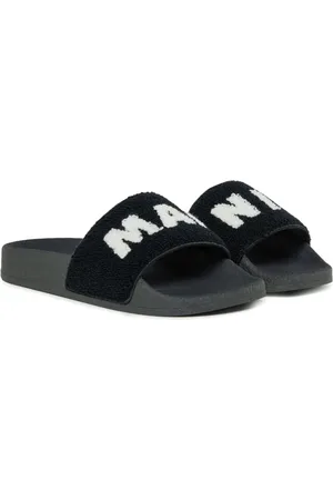 Marni 30 mm sandaler i jacquard med logo