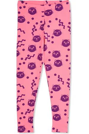 Mini Rodini Squiggly Cats leggings