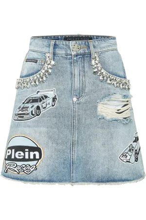 Philipp Plein Stones Cars Racing-nederdel