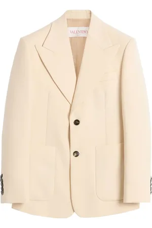 VALENTINO GARAVANI Enkeltradet gabardine-blazer