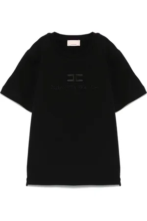 Elisabetta Franchi T-shirt med logobroderi