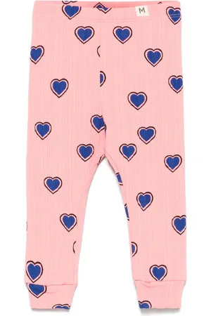 Mini Rodini Leggings med hjertemotiv