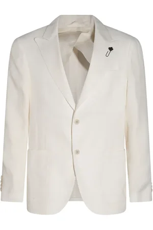 LARDINI Blazer med broche-detalje