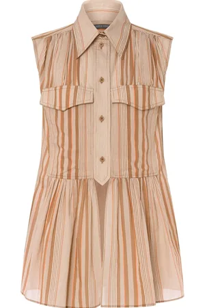 Alberta Ferretti Stribet tanktop