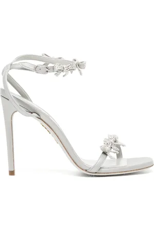 RENE CAOVILLA 100mm sandaler med krystaludsmykning