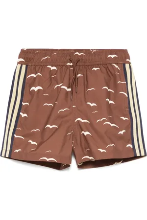 Mini Rodini Badeshorts med måge-mønster