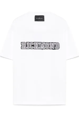 John Richmond T-shirt i bomuld