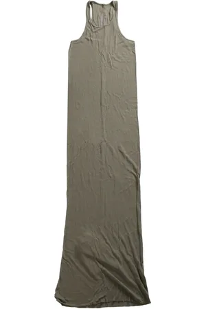 Rick Owens Lang kjole i jersey