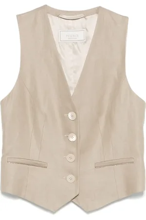 PESERICO SIGN Vest i twill-vævning