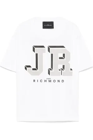 John Richmond T-shirt i bomuld