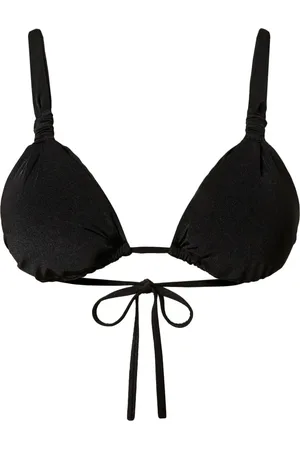 Twin-Set Trekantsbikini-top med ruche