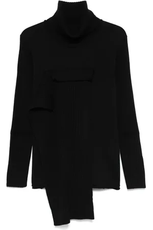 YOHJI YAMAMOTO Sweater i uld med logo