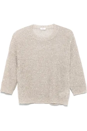PESERICO SIGN Tricot-sweater med pailletter