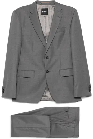 HUGO BOSS Houndstooth-mønstret jakkesæt