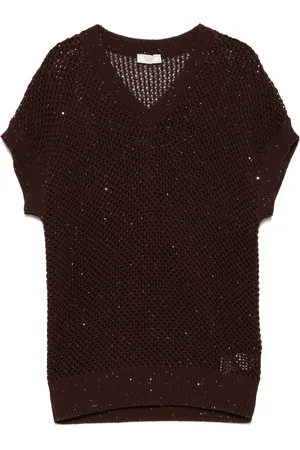 PESERICO SIGN Vest med pailletter