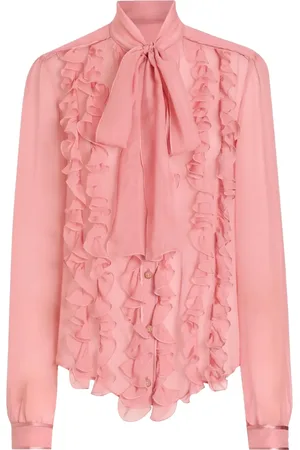 Dolce & Gabbana Bluse med flæsedetalje