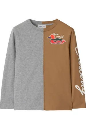Burberry Duck T-shirt med colourblocking