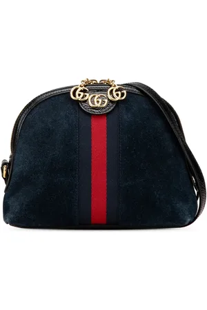 Gucci Lille Ophidia Dome crossbody-taske i ruskind fra 2000-2015