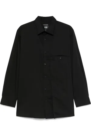 Y-3 Plisseret skjorte med lomme