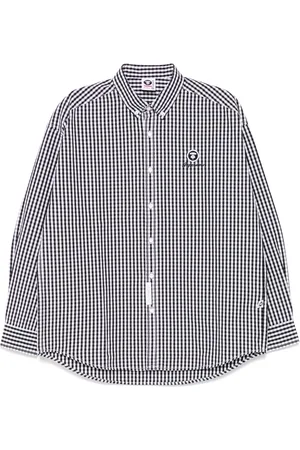 A Bathing Ape Ternet AAPENOW skjorte med moonface-logo
