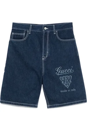 Gucci Denimshorts med lasereffekt