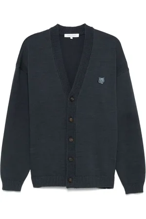 Maison Kitsuné Cardigan med Bold Fox Head-mærke