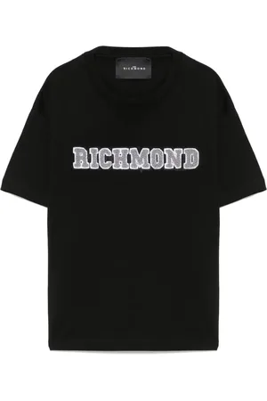 John Richmond T-shirt i bomuld