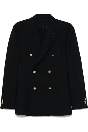 LARDINI Dobbeltradet blazer