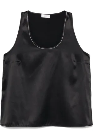 PESERICO SIGN Tanktop med kuglekædedetalje
