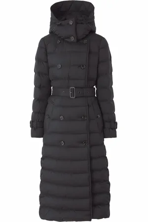 Burberry Dunfrakke med aftagelig hætte