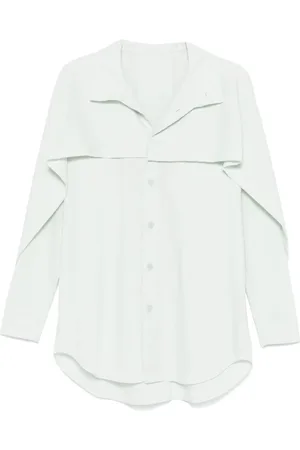 Issey Miyake Skjorte med overlappende panel