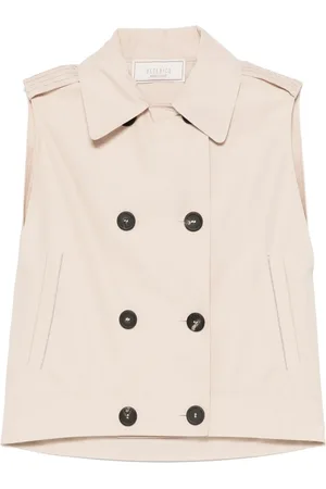 PESERICO SIGN Vest med perledetaljer