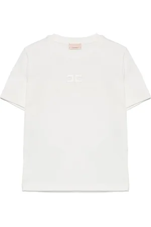 Elisabetta Franchi T-shirt med logobroderi