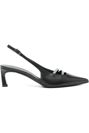 PESERICO SIGN 55 mm slingback-pumps i læder